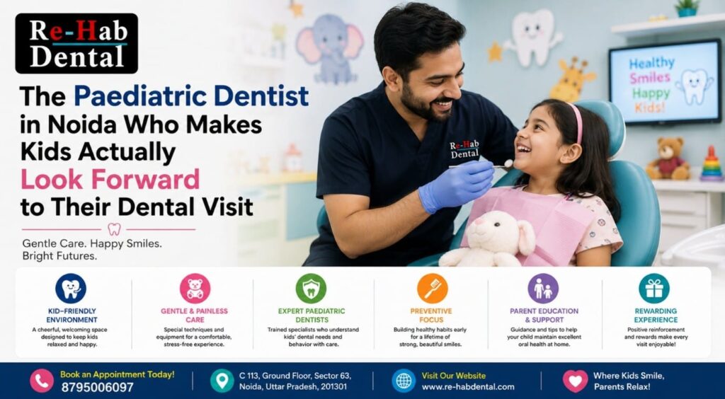 Best Dentist Near Me - Re-Hab Dental - The Paediatric Dentist in Noida Who Makes Kids Actually Look Forward to Their Dental Visit Picture1
