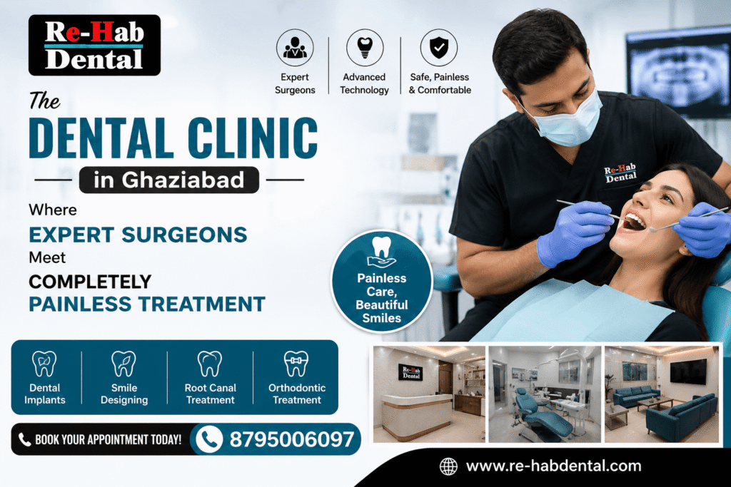 Best Dentist Near Me - Re-Hab Dental - The Dental Clinic in Ghaziabad Where Expert Surgeons Meet Completely Painless Treatment The Dental Clinic in Ghaziabad Where Expert Surgeons Meet Completely Painless Treatment