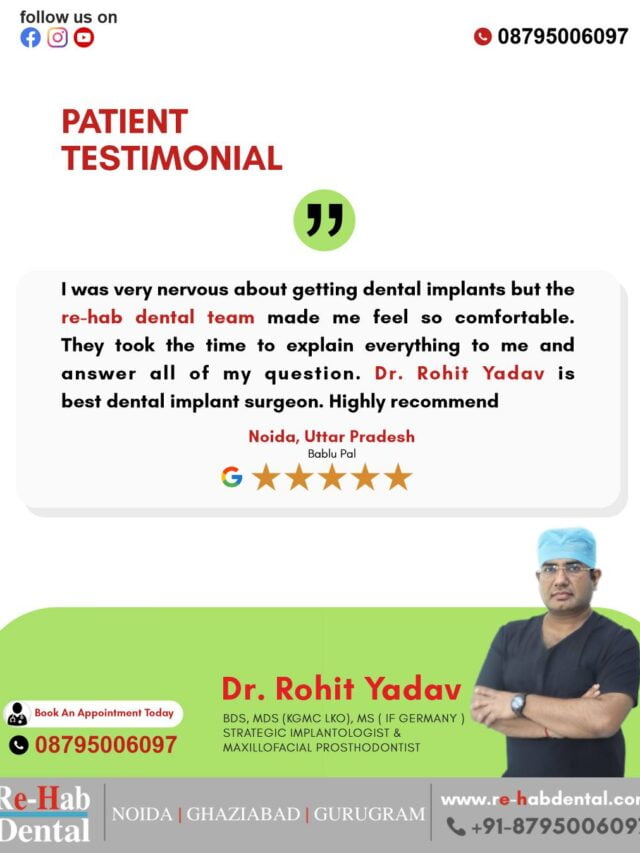Best Dentist Near Me - Re-Hab Dental - Stories Transforming Smiles: Patient Testimonial at Re Hab Dental Clinic